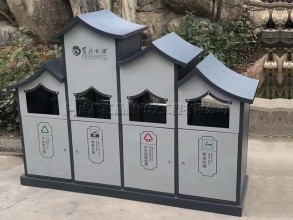 绵阳定制中国风分类垃圾桶T-22001